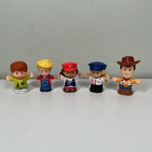 Lot Of 5 Fisher Price Little People Figures Including Woody